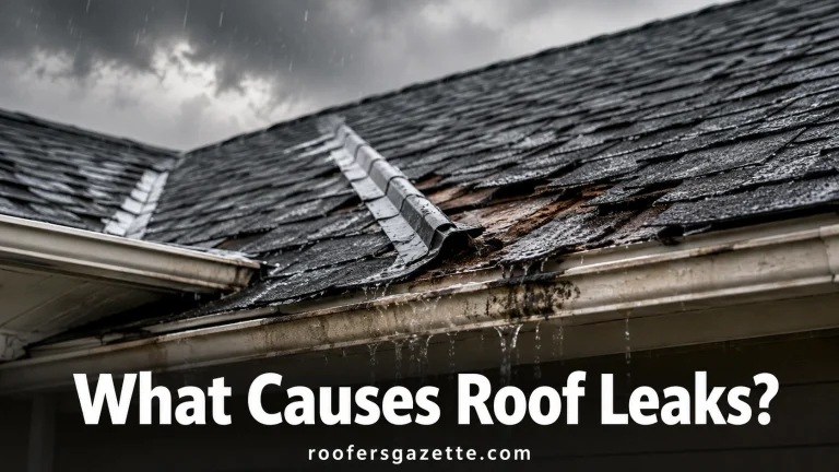 What Causes Roof Leaks?