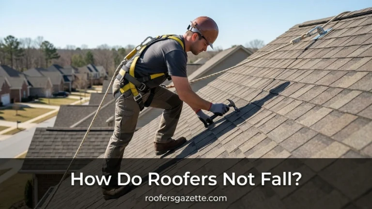 professional roofing contractor team reviewing safety guidelines on site