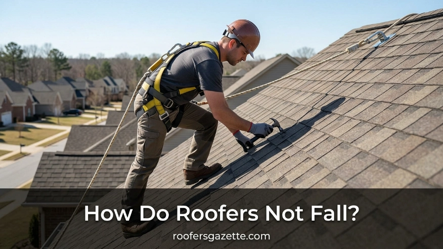 professional roofing contractor team reviewing safety guidelines on site