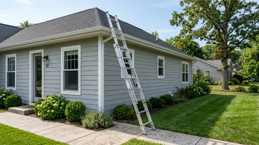 how to work on roof safely ladder setup and placement guide