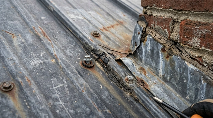 Why Do Roofs Leak as They Get Older on an aging metal roof