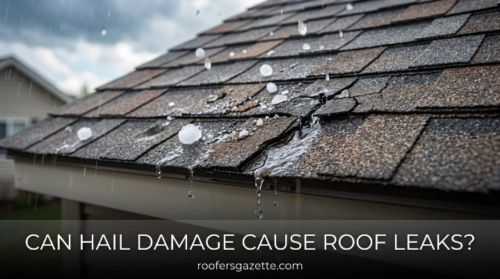 Can hail damage cause roof leaks on a metal roof