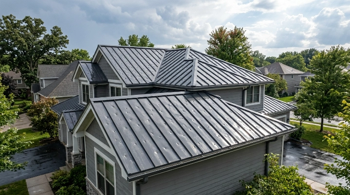 Can hail damage cause roof leaks on a metal roof