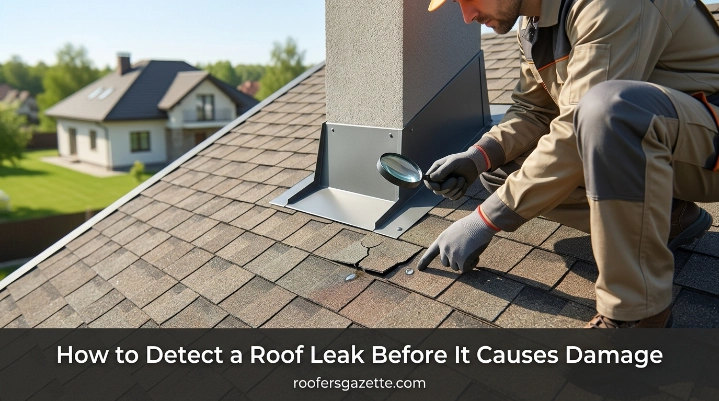 How to detect a roof leak before it causes damage by checking attic decking and insulation