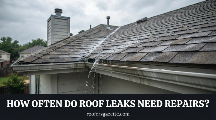 How often do roof leaks need repairs on a residential metal roof