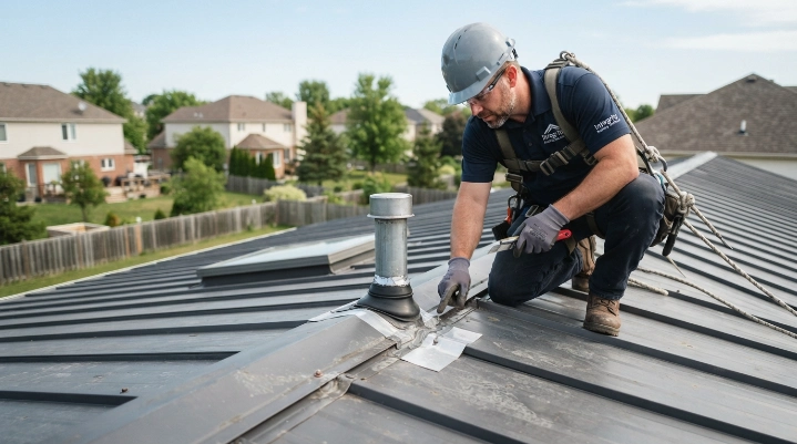 How often do roof leaks need repairs on a residential metal roof