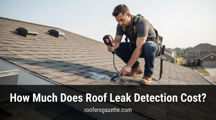 How much does roof leak detection cost for a residential metal roof