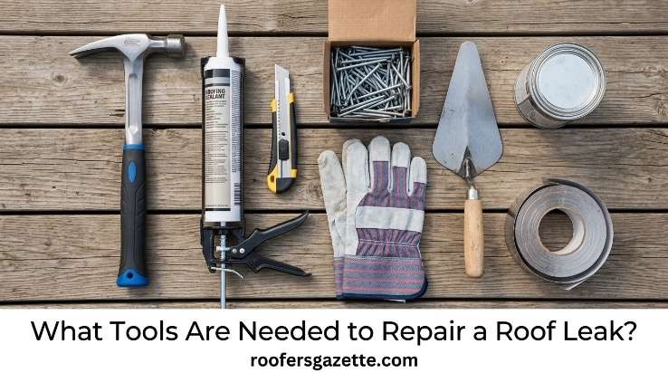 metal roof leak repair inspection of fasteners and flashing