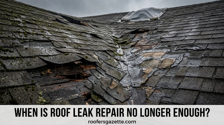 Metal roof corrosion and recurring leak warning signs