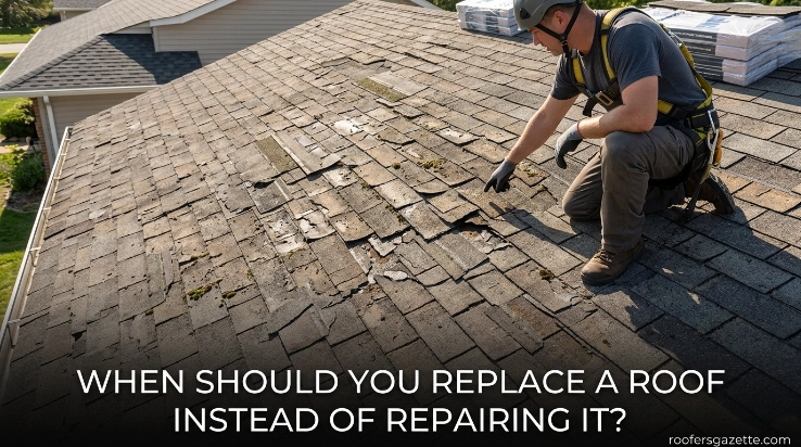 Common metal roof leak repair areas including flashing seams and fasteners