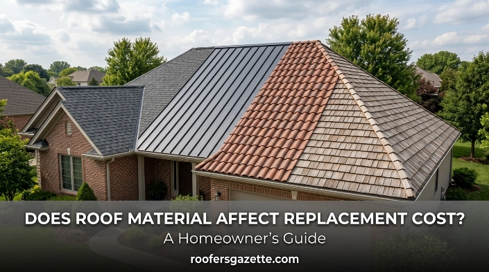 Does Roof Material Affect Replacement Cost