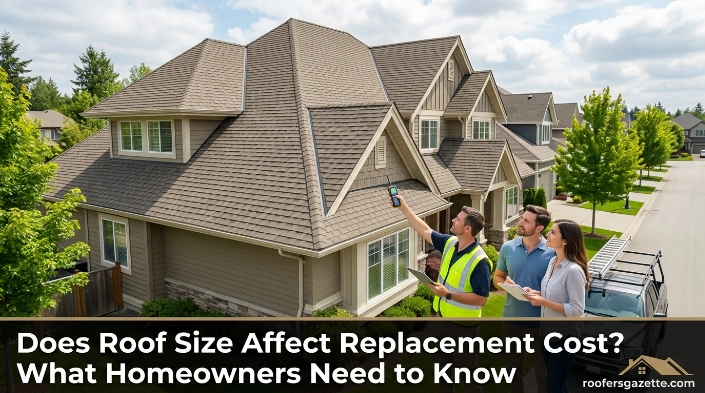 Does Roof Size Affect Replacement Cost