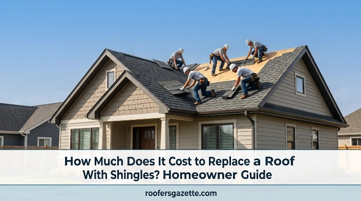 How Much Does It Cost to Replace a Roof With Shingles