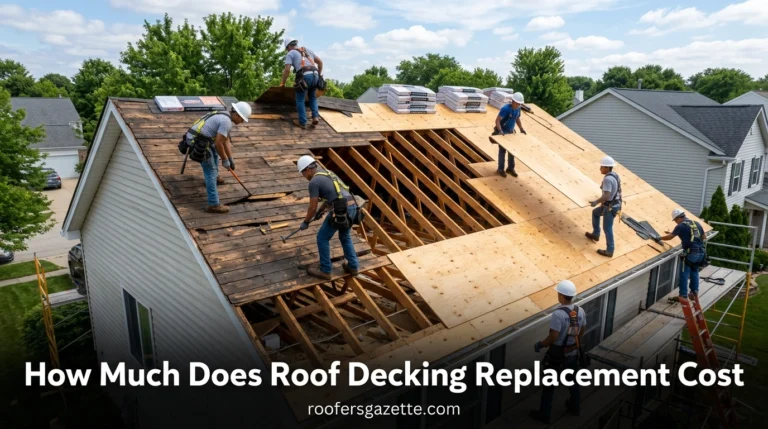 How Much Does Roof Decking Replacement Cost