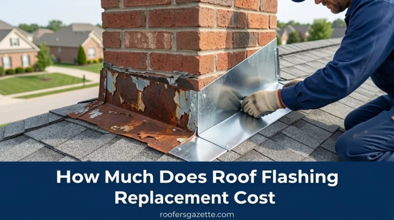 How Much Does Roof Flashing Replacement Cost