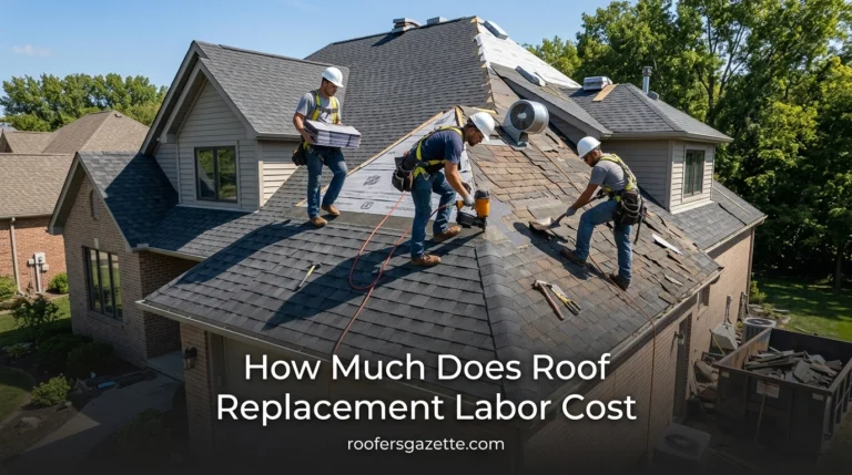 How Much Does Roof Replacement Labor Cost