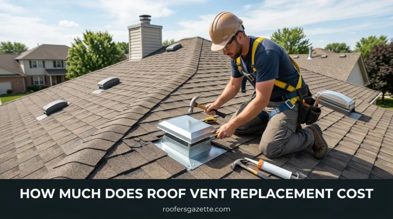 How Much Does Roof Vent Replacement Cost