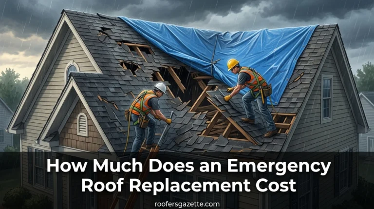 How Much Does an Emergency Roof Replacement Cost
