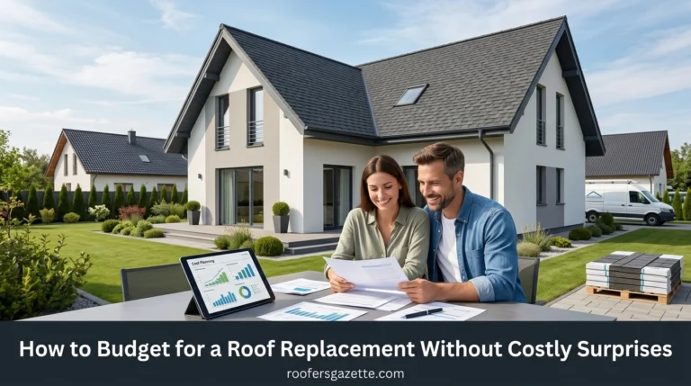 How to Budget for a Roof Replacement Without Costly Surprises