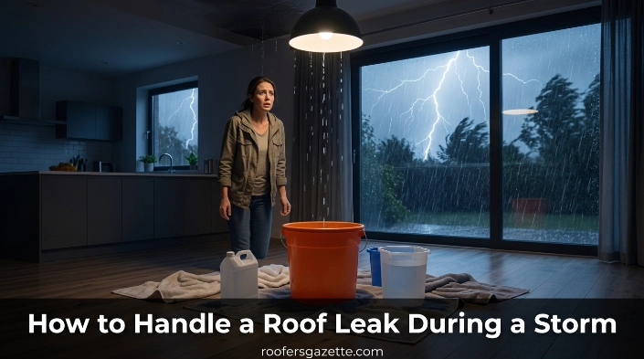 How to Handle a Roof Leak During a Storm