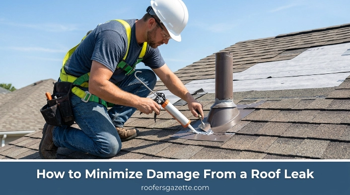 How to Minimize Damage From a Roof Leak