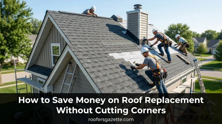 How to Save Money on Roof Replacement Without Cutting Corners