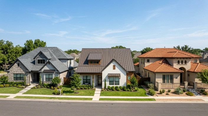 Does roof material affect replacement cost comparison of asphalt shingles, metal, and tile roofing