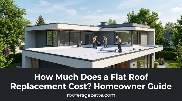 how much does a flat roof replacement cost