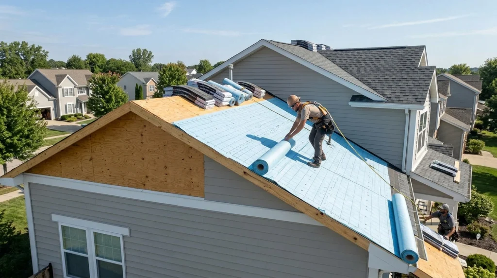 how much does roof underlayment cost for a residential roof