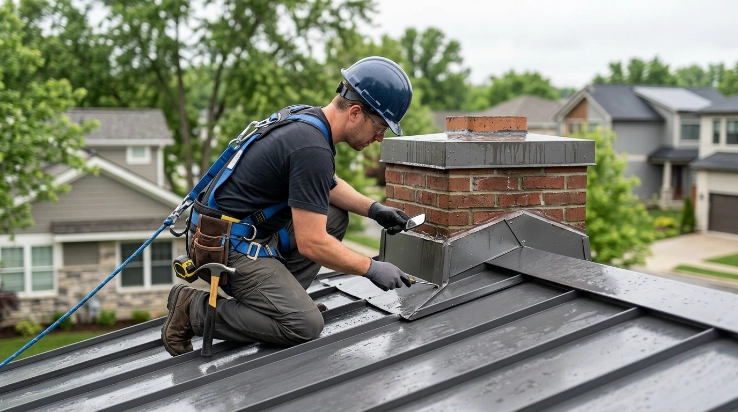 Is it cheaper to repair or replace a leaking roof during a professional metal roof inspection