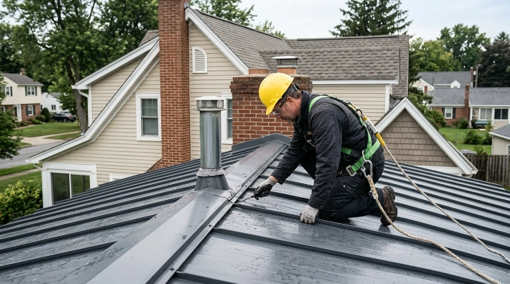 How much does it cost to fix a leaking roof on a metal-roof home