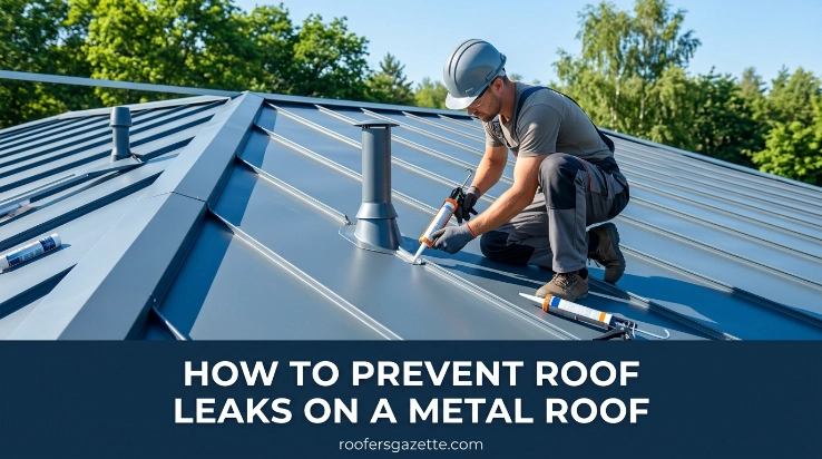 How to prevent roof leaks with a regular metal roof inspection