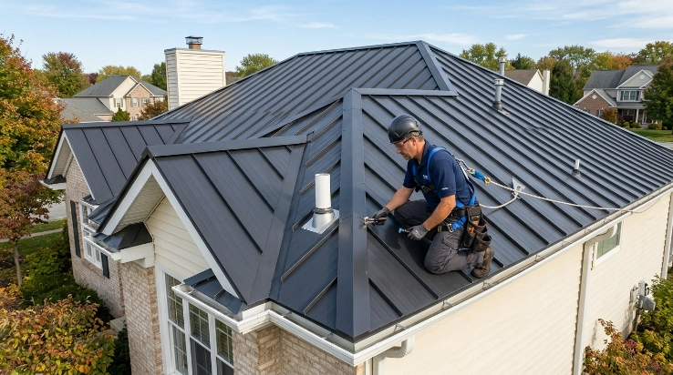 How to prevent roof leaks with a regular metal roof inspection