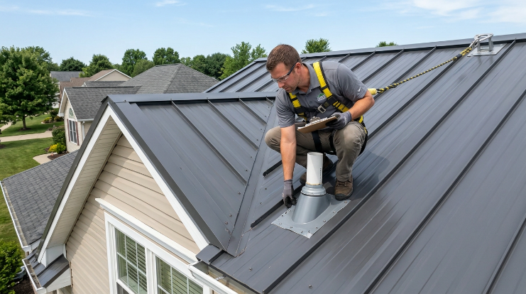 How to prevent future roof leaks with regular metal roof inspection