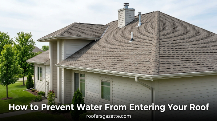 How to Prevent Water From Entering Your Roof