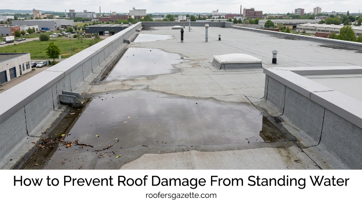How to Prevent Roof Damage From Standing Water