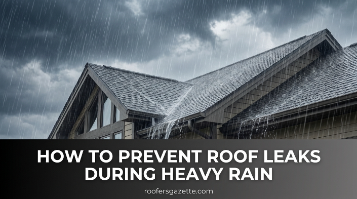 How to Prevent Roof Leaks During Heavy Rain