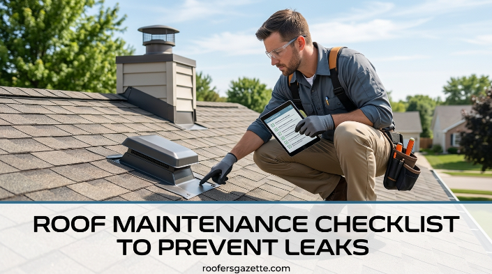 Roof Maintenance Checklist to Prevent Leaks