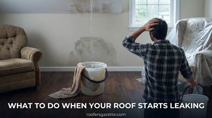 What to Do When Your Roof Starts Leaking