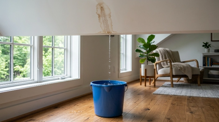 How quickly should a roof leak be repaired on a metal roof