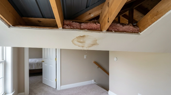 How long can you leave a roof leak unfixed on a metal roof