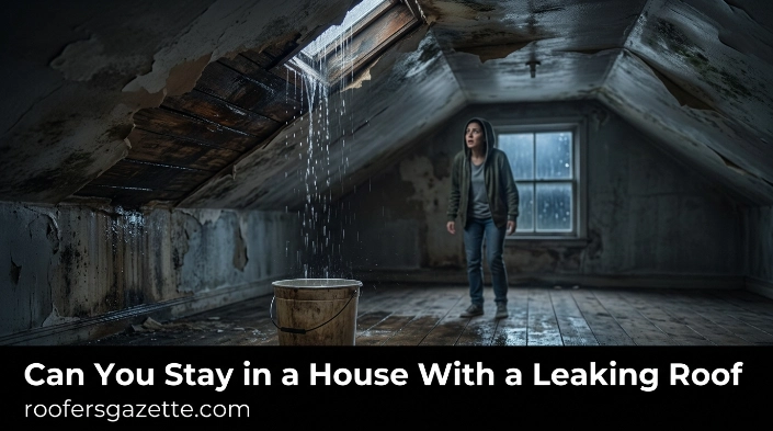 Can You Stay in a House With a Leaking Roof