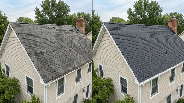 How old should a roof be before replacement on a residential home
