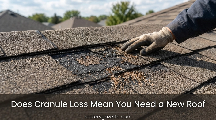 Does Granule Loss Mean You Need a New Roof