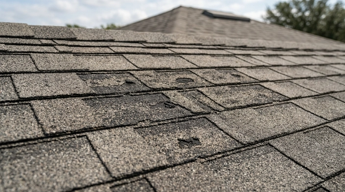 does granule loss mean you need a new roof on asphalt shingles
