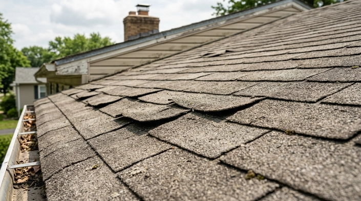 do curling shingles mean you need a new roof on aging asphalt shingles