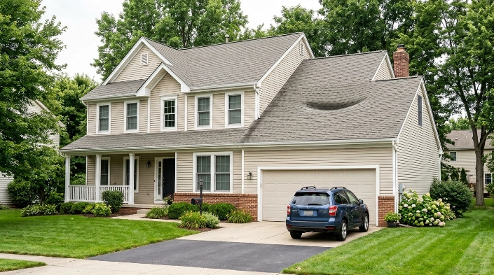 does a sagging roof need replacement on a residential home