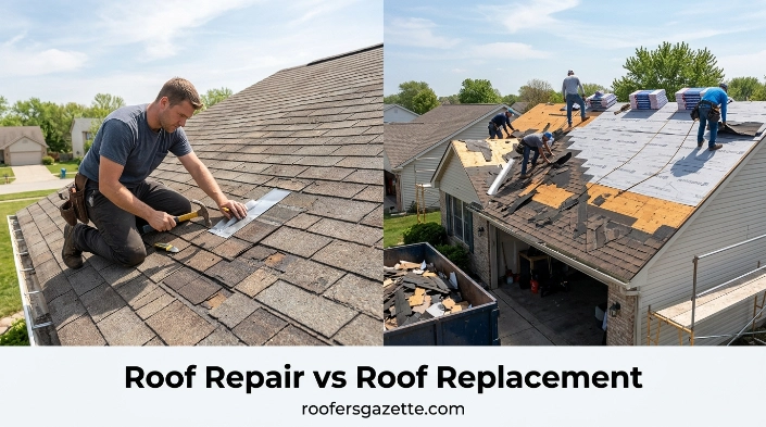 Roof Repair vs Roof Replacement