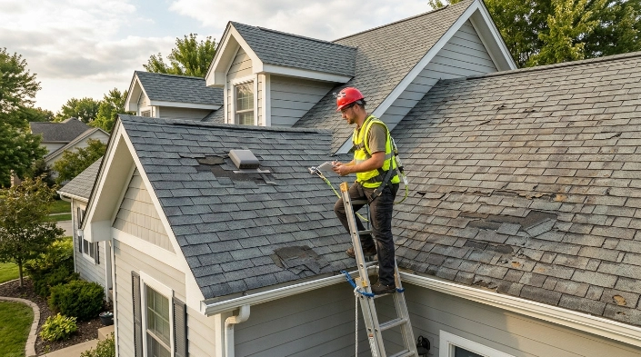 roof repair vs roof replacement how to decide for a damaged residential roof
