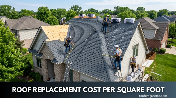 Roof Replacement Cost Per Square Foot